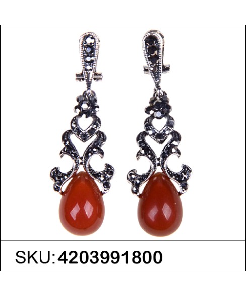 Earrings Brown