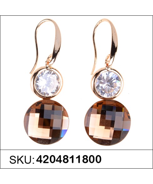 Earrings Brown