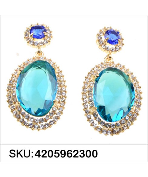 Earrings Blue