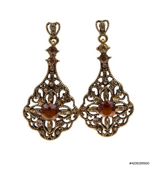 Earrings Brown