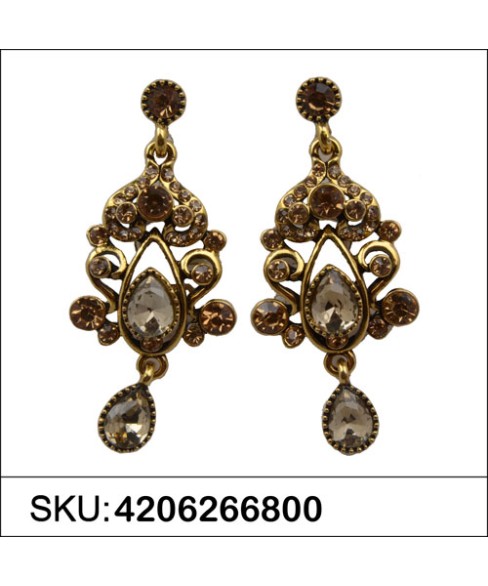 Earrings Brown