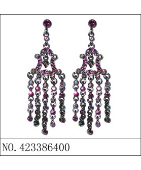 Earrings Purple