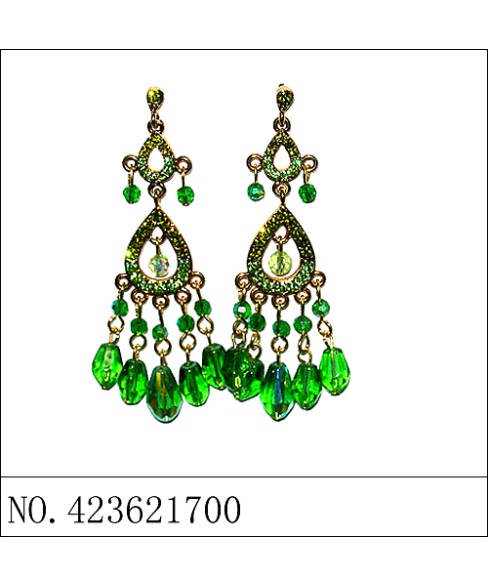 Earrings Green