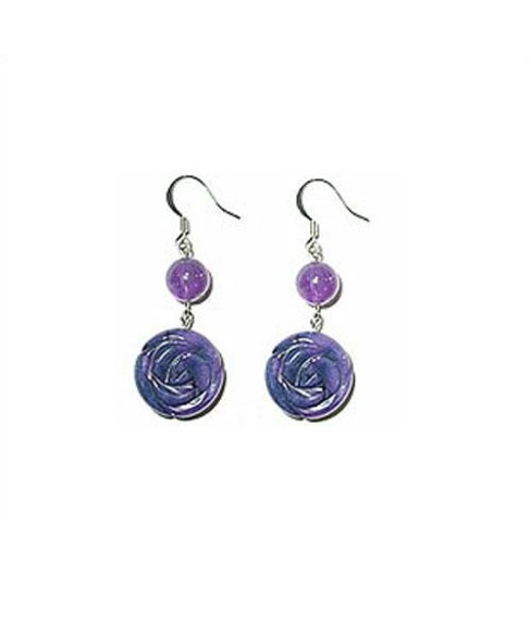 Earrings Purple