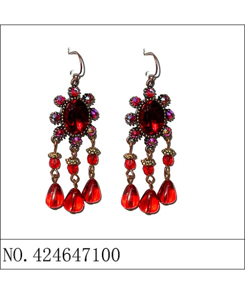 Earrings Purple