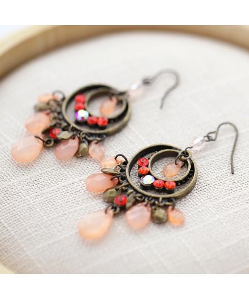 Earrings Orange