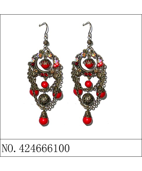 Earrings Red