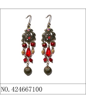 Earrings Red