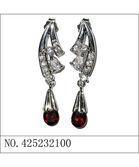 Earrings Red