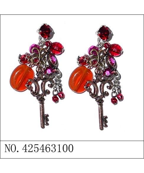 Earrings Red