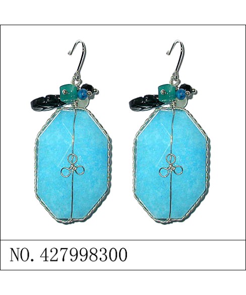 Earrings Blue