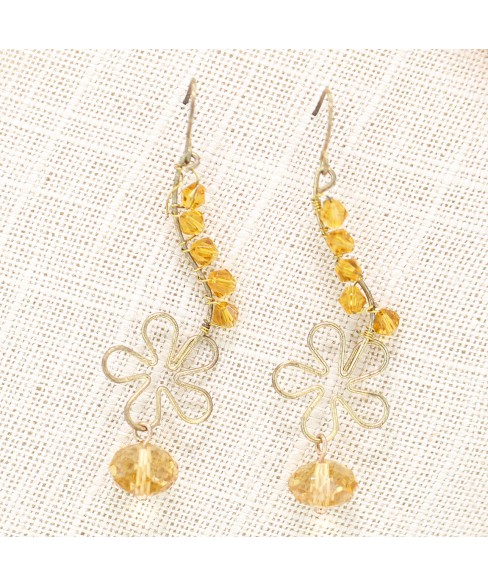 Earrings Brown