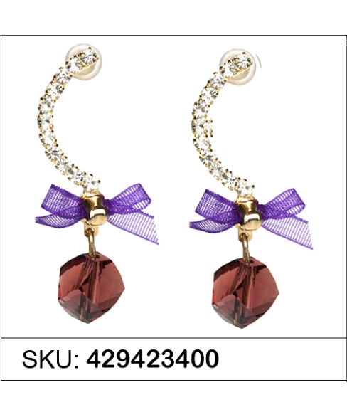 Earrings Brown