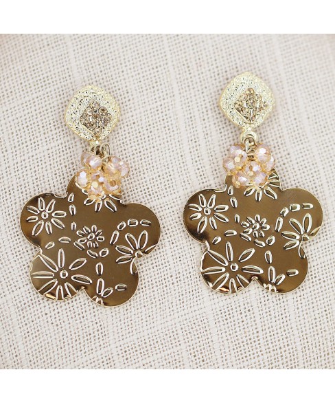 Earrings Brown