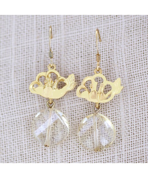 Earrings Brown