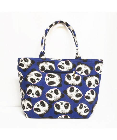 Mix Print Convenience Shopper Tote
