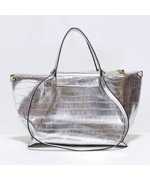 Metallic Crystal Rhinestone Studded Purse Bag