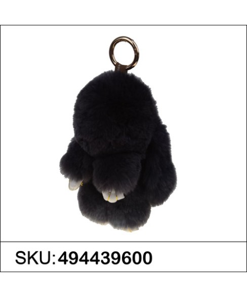 Genuine Rabbit Fur Bag Charm