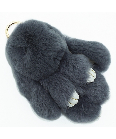 Genuine Rabbit Fur Bag Charm