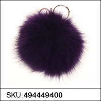Genuine Fur Bubble Pom Pom Bag Charm