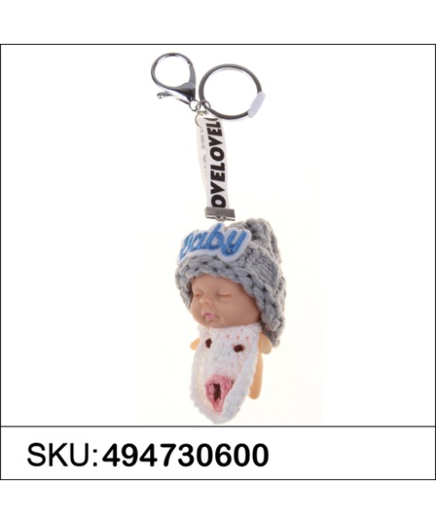 Sleeping Baby Key Chain