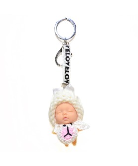 Sleeping Baby Key Chain