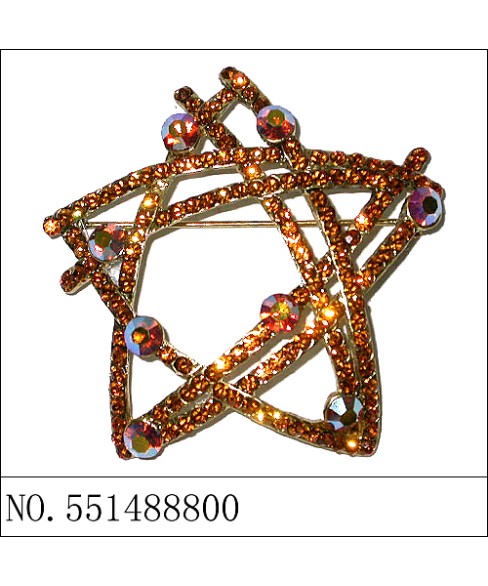 Brooch Brown