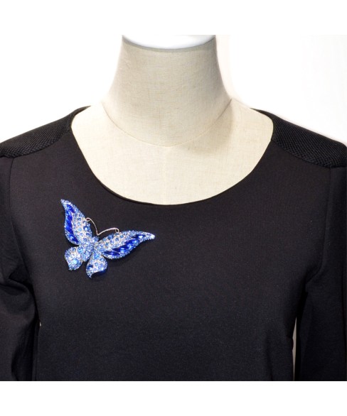 Butterfly Crystal Brooch