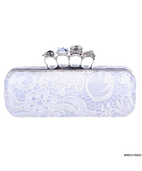 Evening Bag White