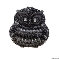 Crystal-Embellished Owl E, Stripe