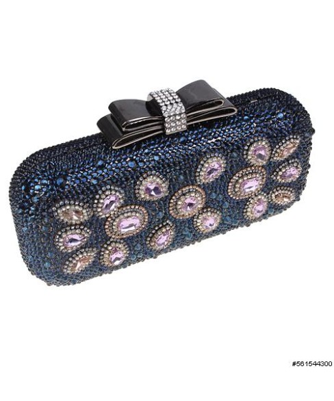 Crystal-Embellished Evening Clutch Crystal-Embellished Evening Clutch