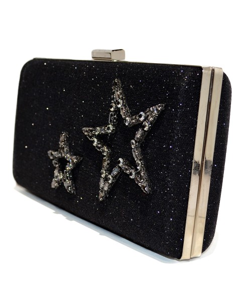 Crystal Star Glitter Clutch