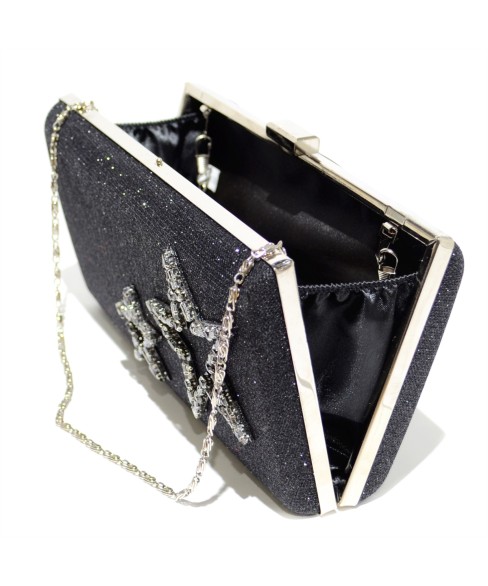 Crystal Star Glitter Clutch