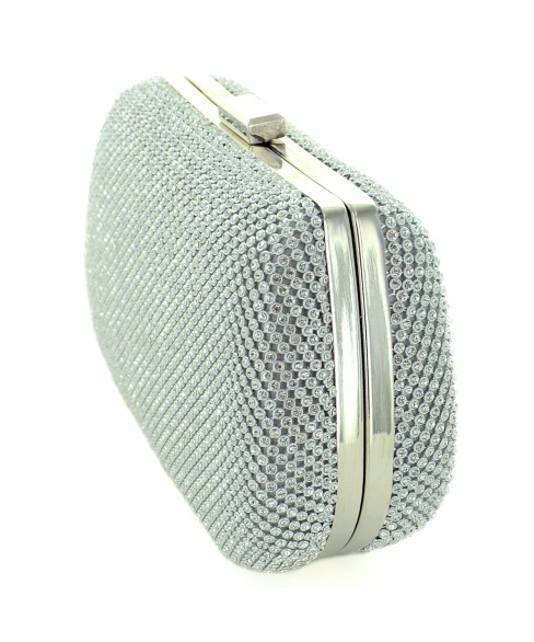 Crystal Mesh Clutch