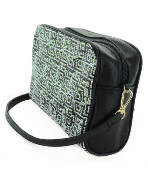 Crystal-Embellished Camera Bag