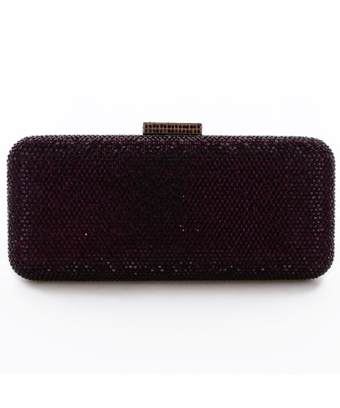 Crystal-Embellished Evening Clutch