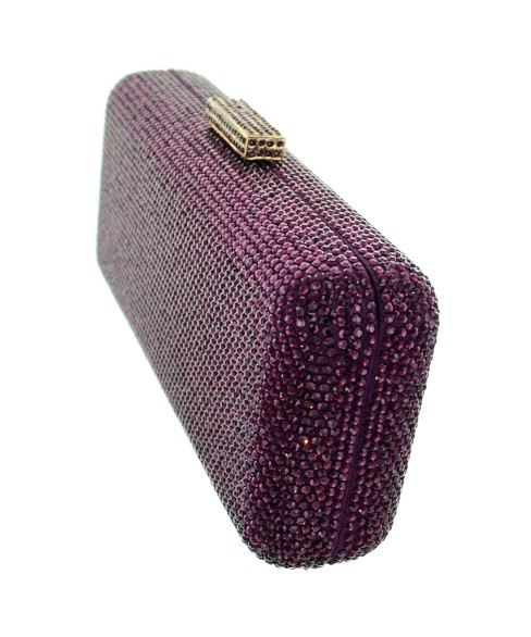 Crystal-Embellished Evening Clutch