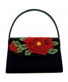 Vintage Classic Flower Embroidered Clutch Bag