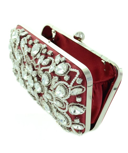 Hand Sewing Crystal Clutch (Medium)