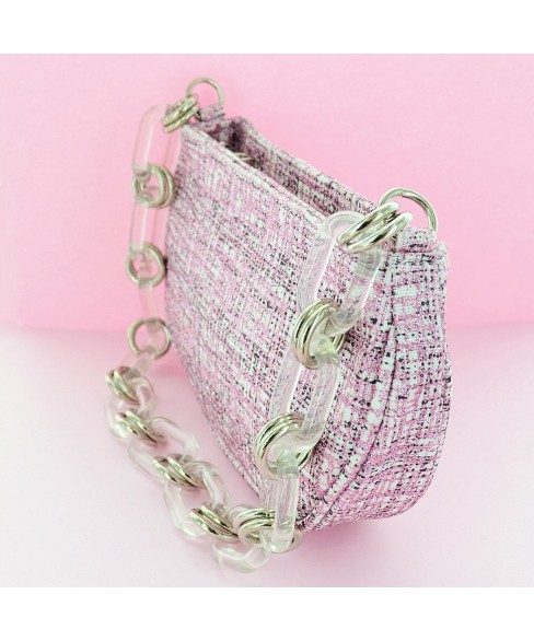 Glitter Metallic Clutch Bag