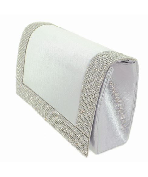 Glitter Crystal Frame Clutch