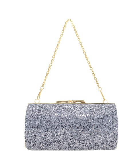 Glitter Cylinder Clutch