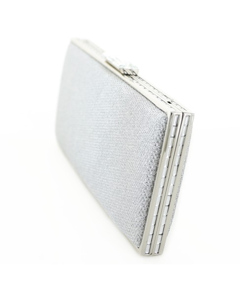 Glitter Rhinestone Frame Evening Clutch Bag