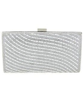 Crystal-Embellished Evening Clutch