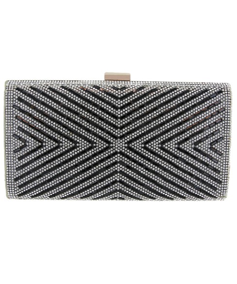 Crystal-Embellished Evening Clutch