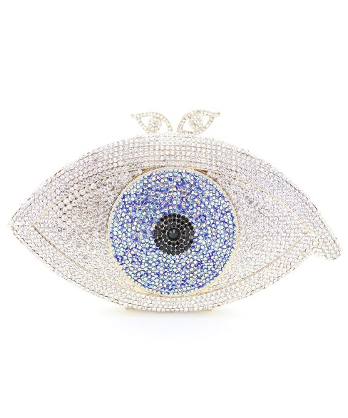 Crystal-Embellished  The Eye Evening Clutch