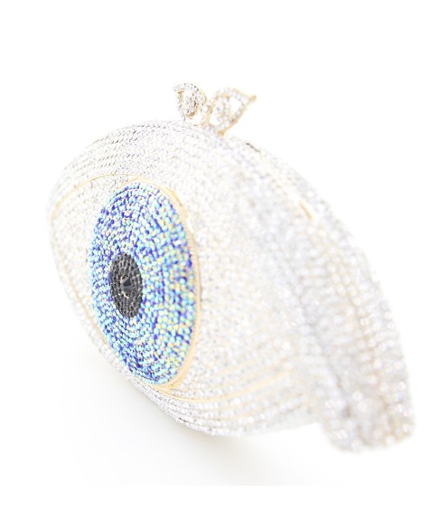 Crystal-Embellished  The Eye Evening Clutch